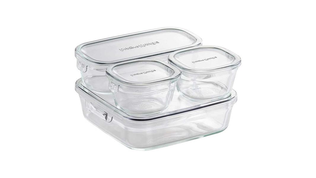 【705ポイント還元中】iwaki 耐熱ガラス 保存容器 システムセット ミニ クールグレー パック&レンジ PCPRN4GY22