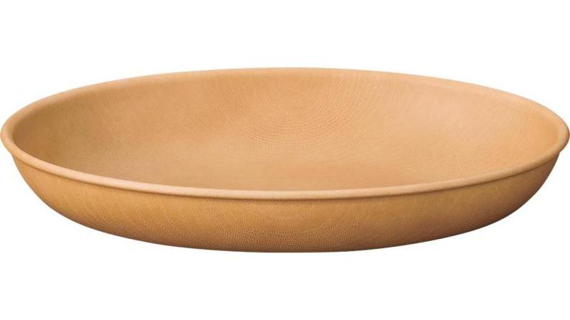 【363ポイント還元中】NH home 木目オーバルプレート(ナチュラル)