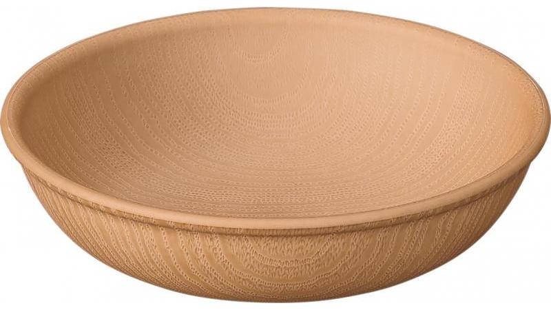 【198ポイント還元中】NH home 木目ラウンドプレート S(ナチュラル)