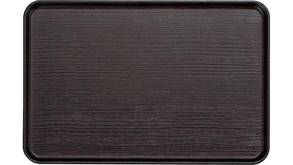 【495ポイント還元中】NH home 36cm 長角トレー(ダークブラウン)