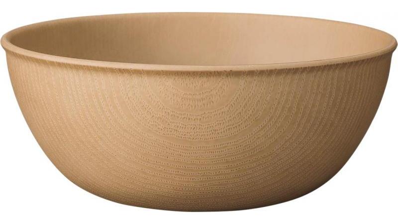 【429ポイント還元中】NH home 木目サラダボウル(ナチュラル)