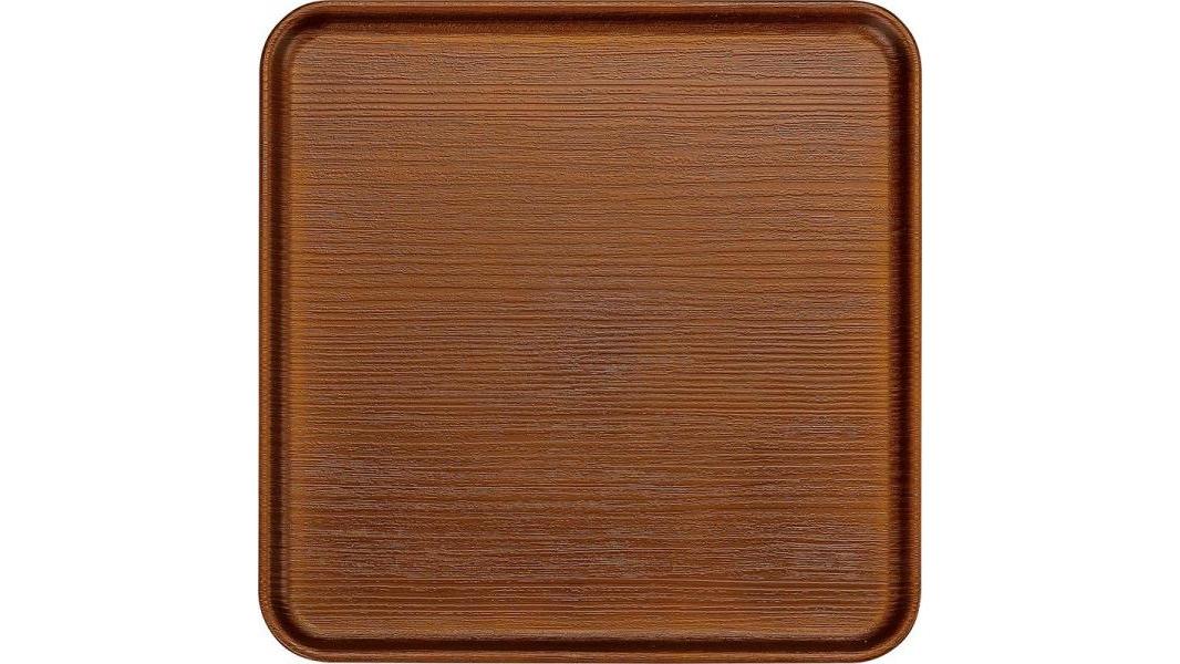 【396ポイント還元中】NH home 24cm 正角トレー(ブラウン)