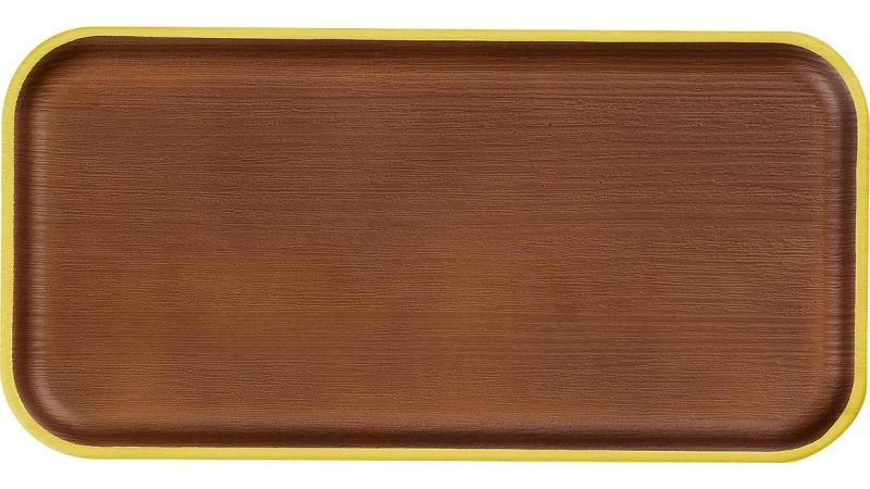 【297ポイント還元中】issoecco 24cm長角トレー(イエロー)