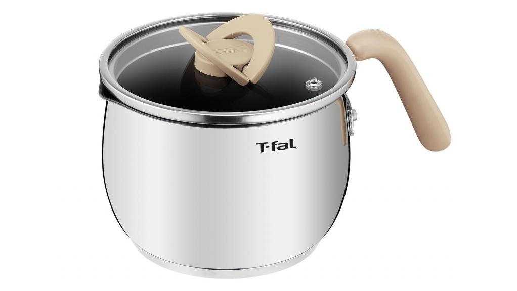 【1074ポイント還元中】ティファールオプティスペースIH ステンレス マルチポット ラテ 16cm