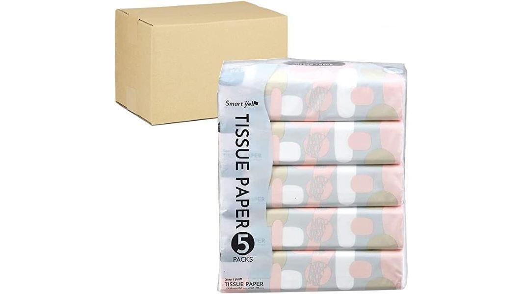 【1494ポイント還元中】【90パック】ソフトパックティッシュ 5パック×18個セット