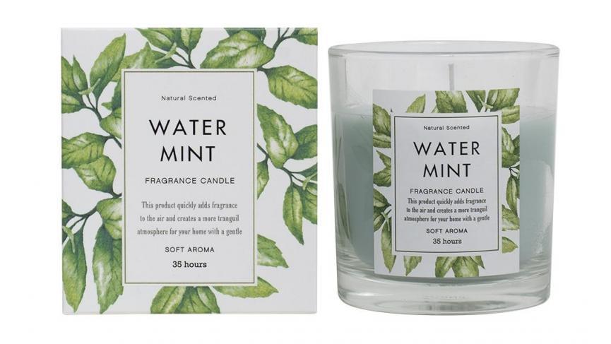 【561ポイント還元中】グラス入りキャンドル/ウォーターミント